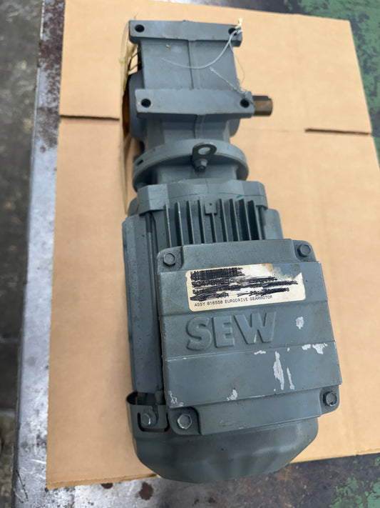 SEW-Eurodrive Helical-Worm Gearmotor S37DRE80M4 - 1 HP 1800 RPM