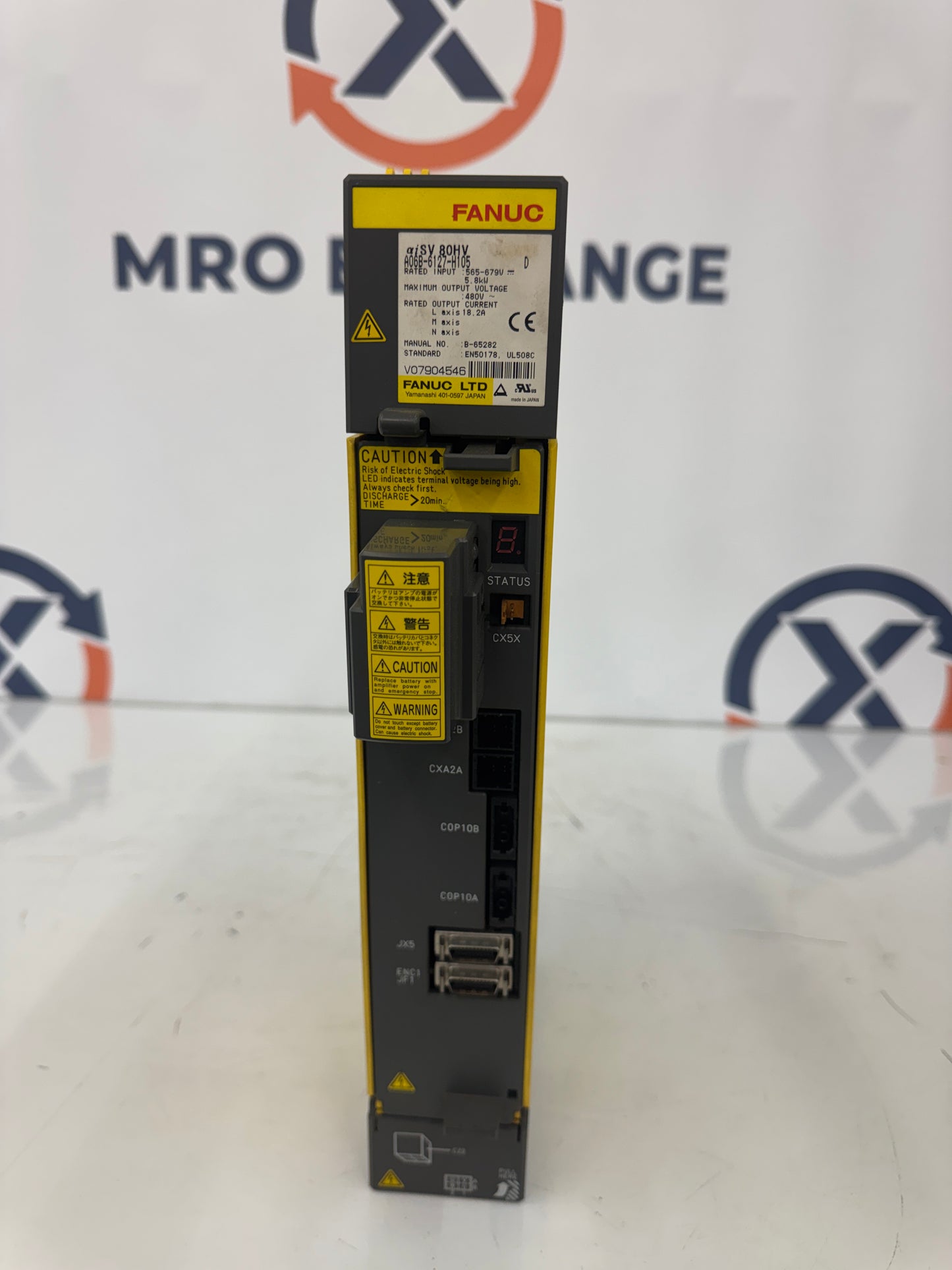 Fanuc Servo Drive A06B-6127-H105 480 VAC