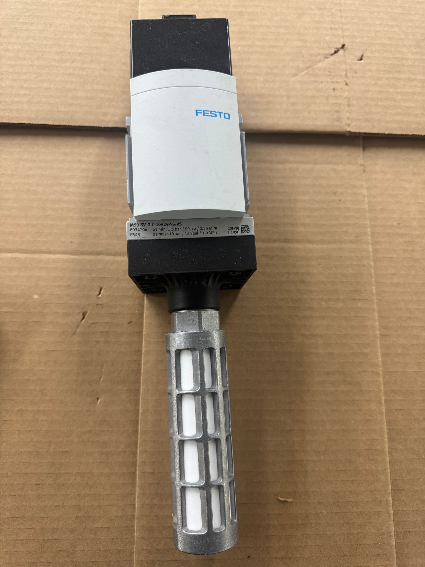 Festo Soft Start Quick Exhaust Valve MS9-SV-G-C-10V24P-S-VS G1 In. Female Thread 50-145 PSI