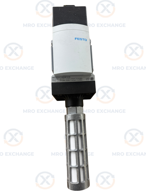Festo MS9-SV-G-C-10V24P-S-VS Soft Start Quick Exhaust Valve G1 in Female Thread 50 to 145 PSI
