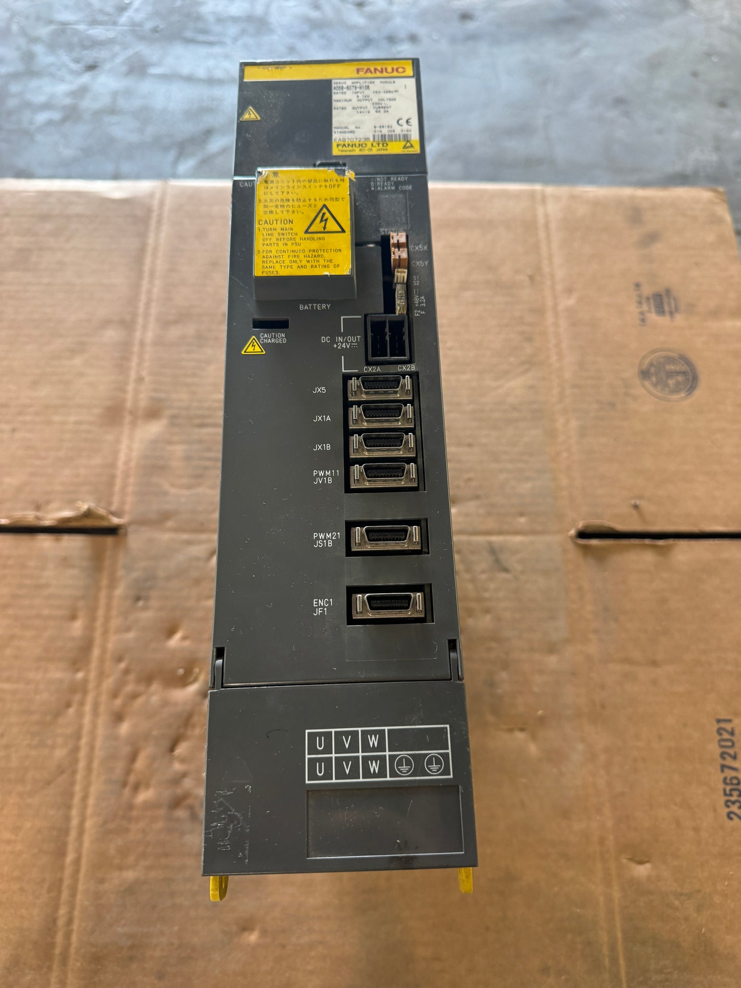 Fanuc A06B-6079-H106 Servo Amplifier Module Untested Surplus 01468