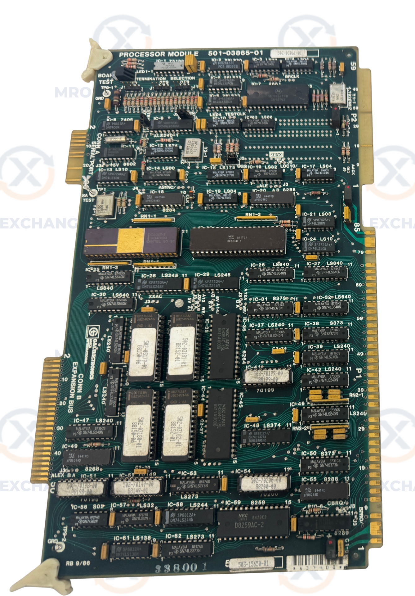Giddings & Lewis Electronics Processor Module 501-03865-01 / 502-03061-01