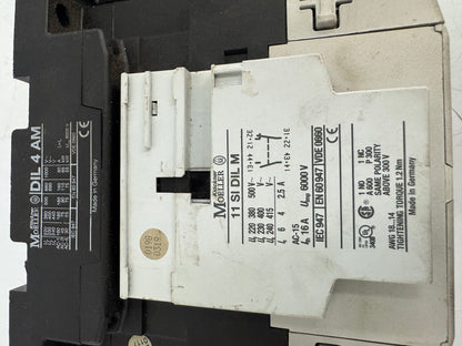 Klockner Moeller 3-Pole IEC Magnetic Contactor DIL 4 AM