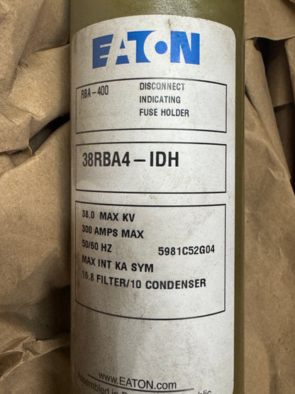 Eaton Disconnect Indicating Fuse Holder 38RBA4-IDH 38 Kv