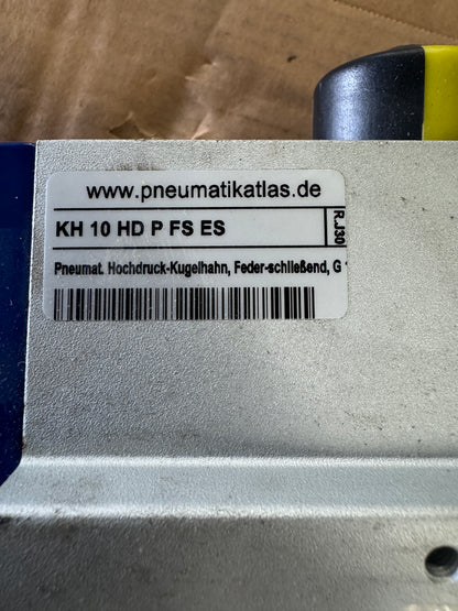 Pneumatikatlas Pneumatic Actuated Ball Valve KH 10 HD P FS ES G1 In. BSP PN315
