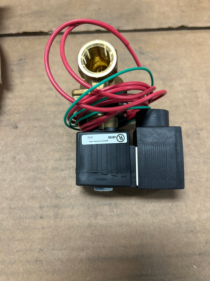 Burkert Solenoid Valve 6281EV A1/2 FKM BR 1/2 In. NPT 232 PSI