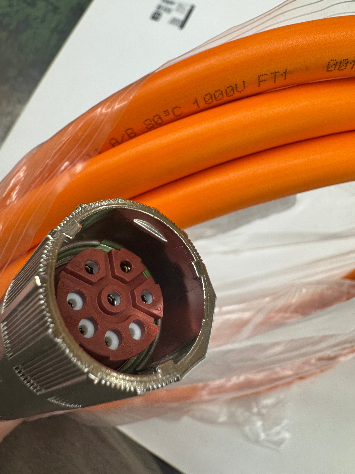 B&R Automation ACOPOSmulti Motor Cable 8BCM0005.1111A-0 5 m, 4 x 1.5 mm2 + 2 x 2 x 0.75 mm2, 8-Pin SpeedTec
