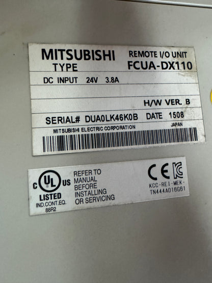 Mitsubishi Electric Remote I/O Unit FCUA-DX110 24 VDC