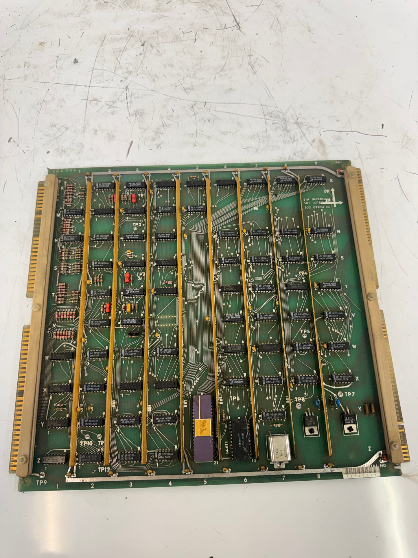 Giddings & Lewis EIA Interface Circuit Board 501-03168-00 / 502-02804-50 m00559
