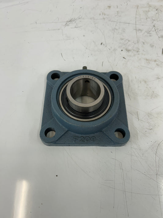 TR 4-Bolt Flange Bearing Unit UCF209-27 1-11/16 in. Bore, 4-Bolt Square Flange, UC209-27 Insert