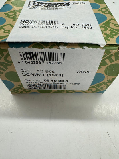 Phoenix Contact Conductor Marker Sheet UC-WMT, Ord. No. 0819398 15 x 4 mm