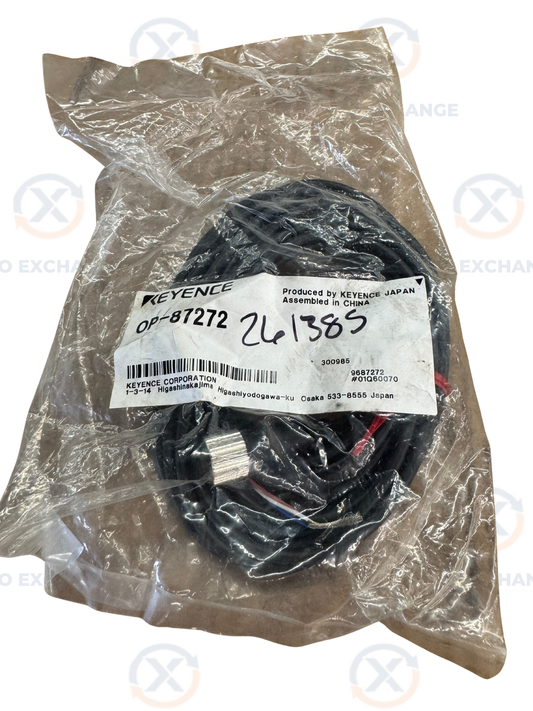 Keyence OP-87272 Connector Cable Open Box - Unused