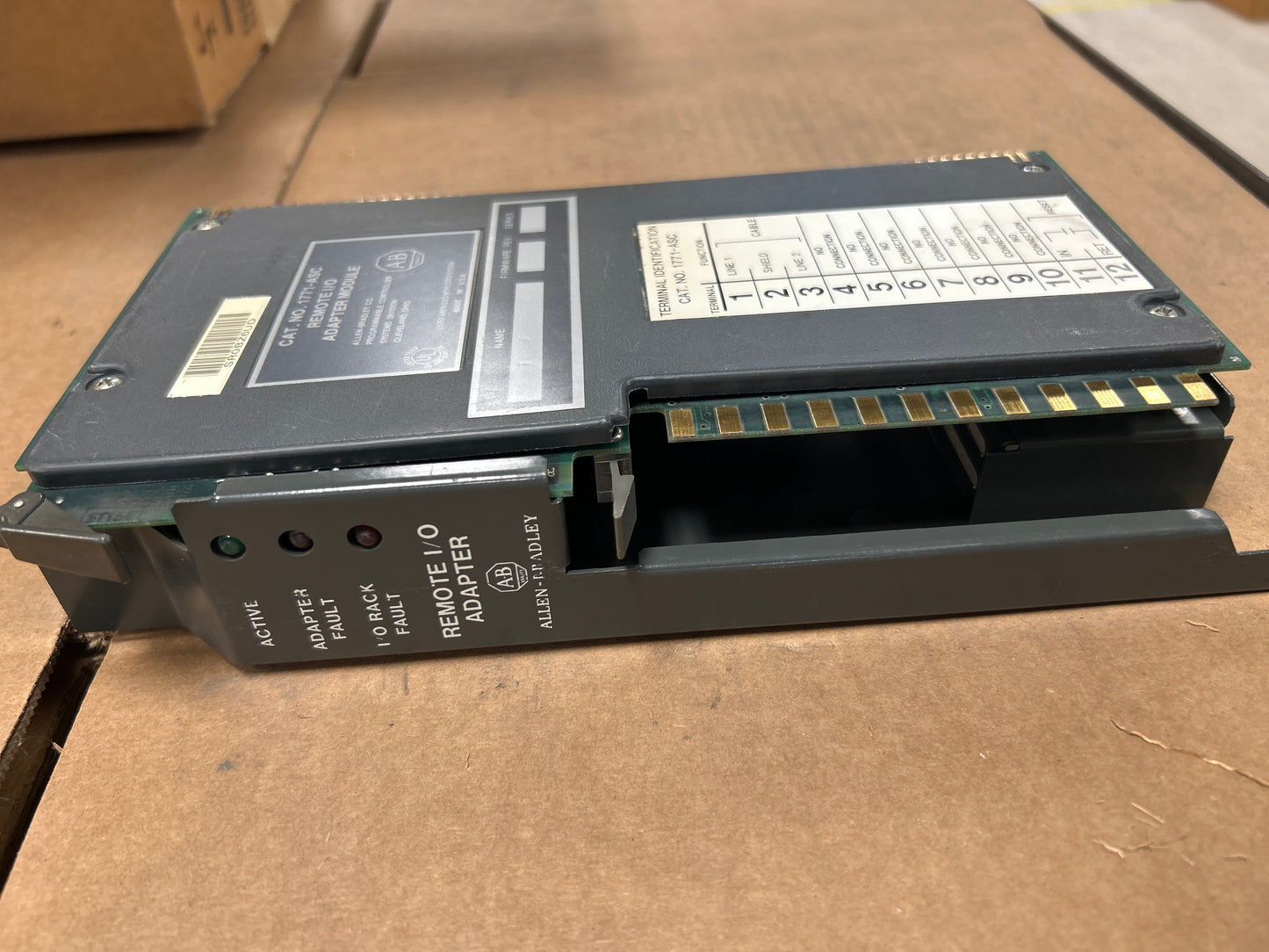 Allen-Bradley Remote I/O Adapter Module 1771-ASC 5V DC