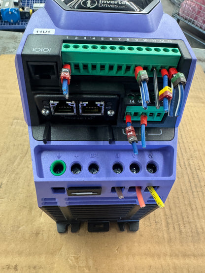 Invertek Drives ODP-2-24075-3KF42-SN Optidrive P2 Variable Frequency Drive 380 480V Untested Surplus