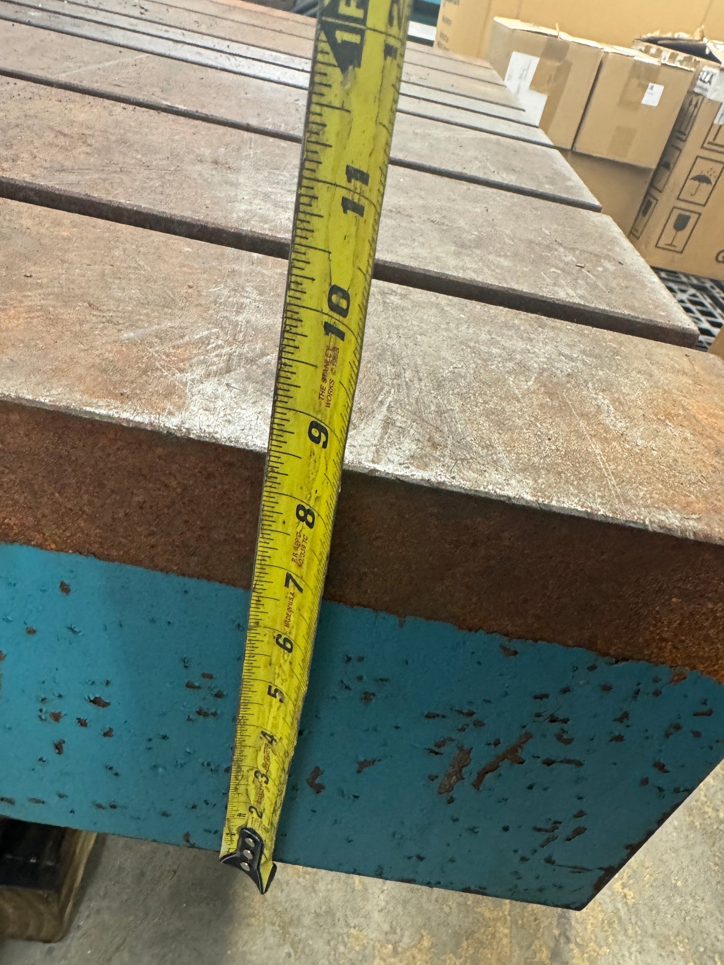 Rotary Index Table T-Slotted Work Surface 72 in. X 48 in.