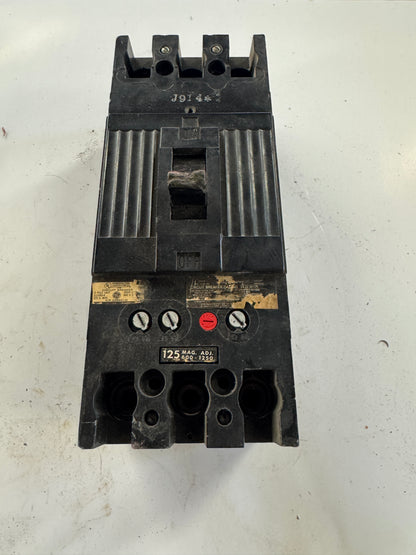 General Electric Molded Case Circuit Breaker TFJ236125 600V AC
