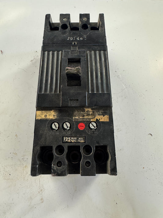 General Electric Molded Case Circuit Breaker TFJ236125 600V AC
