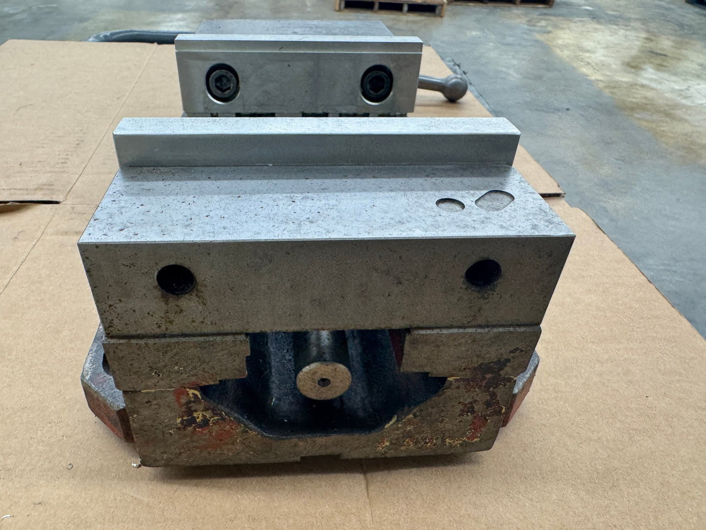 TE-CO Mfg Machine Vise PWS-6900 | 6 In. Jaw Width, 9 In. Jaw Opening m00839