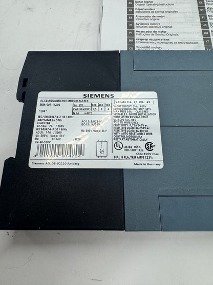 Siemens AC Semiconductor Motor Starter 3RM1007-1AA04