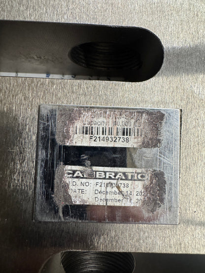 Loadstar Sensors RAS1 40K LB S-Beam Load Cell USB Kit with DI-1000U Interface 40,000 Lb Capacity 0.02% of Full Scale