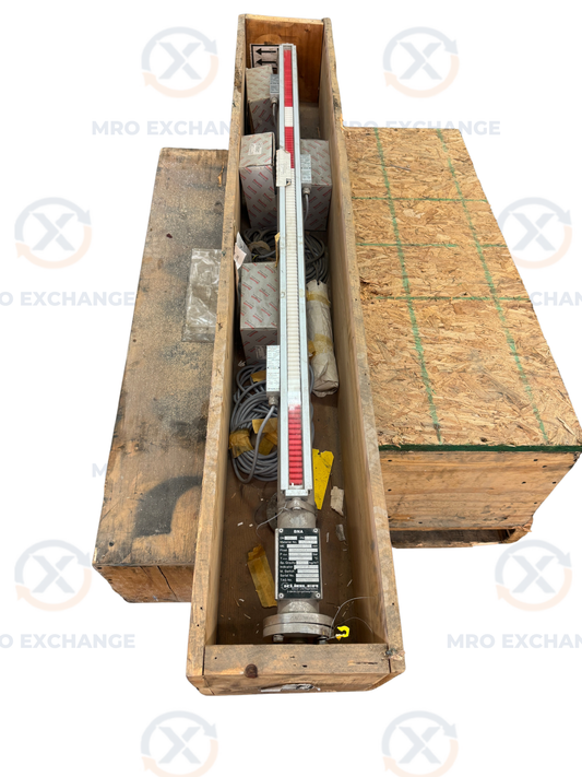 Kübler BNA Magnetic Level Indicator 2 to 250 Volt Untested Surplus