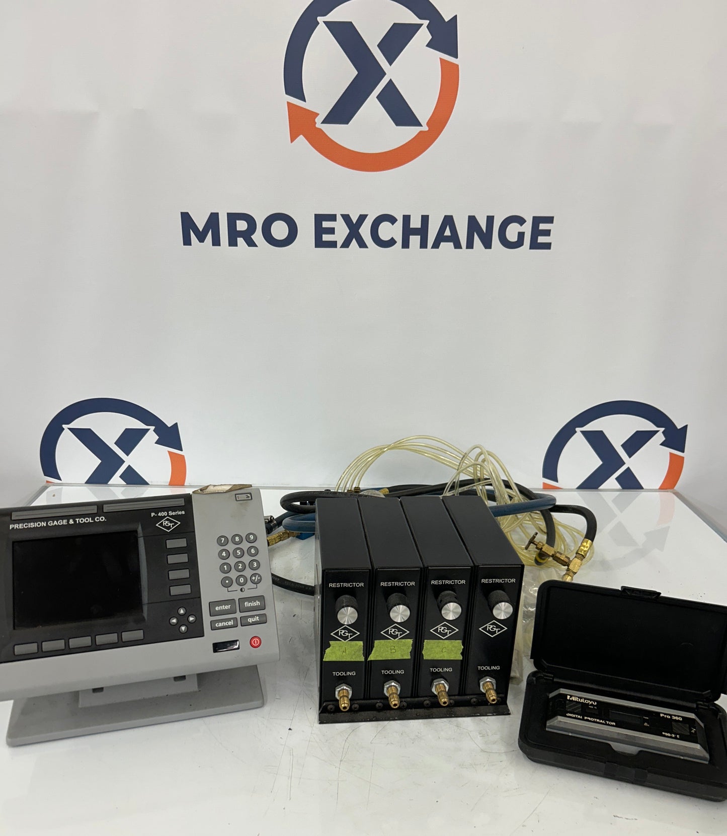 Complete Air Gaging Measurement System | PGT P-400 Series DRO Metrology Interface
