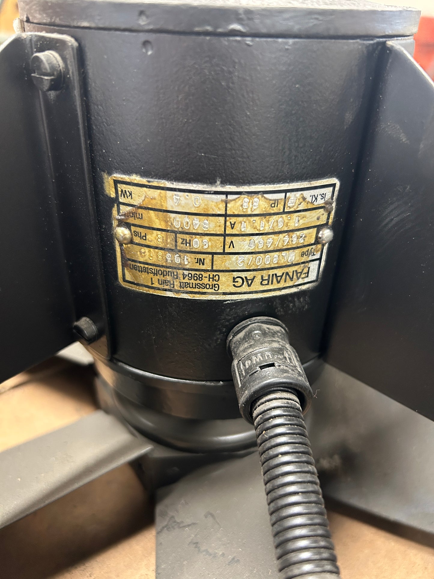 Fanair AG Axial Fan ML800/2 220/460V 3-Phase