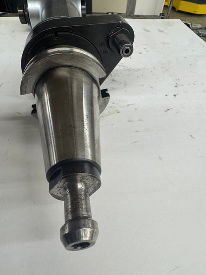 Alberti Right Angle Head T90-3.5,R=242 / Serial 17360011 | CAT40 | ER32 Collet Output, 4000 RPM Max, 1:1 Ratio | Orientation: Radial