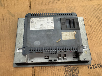 Siemens 6AV2 124-0JC01-0AX0 HMI Touch Panel 24V DC Untested Surplus