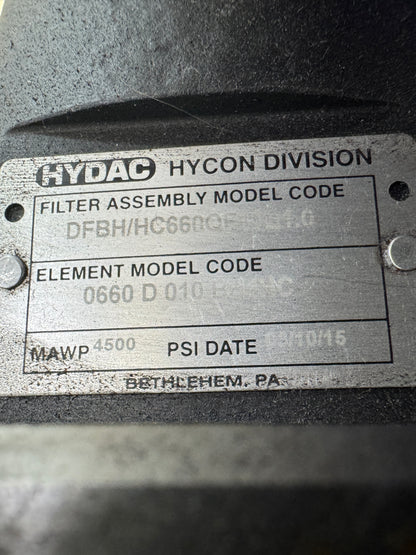 Baldor Reliance 150HP Hydraulic Power Unit with Pump & Hydac Filter CECP4406T-4 4500 PSI