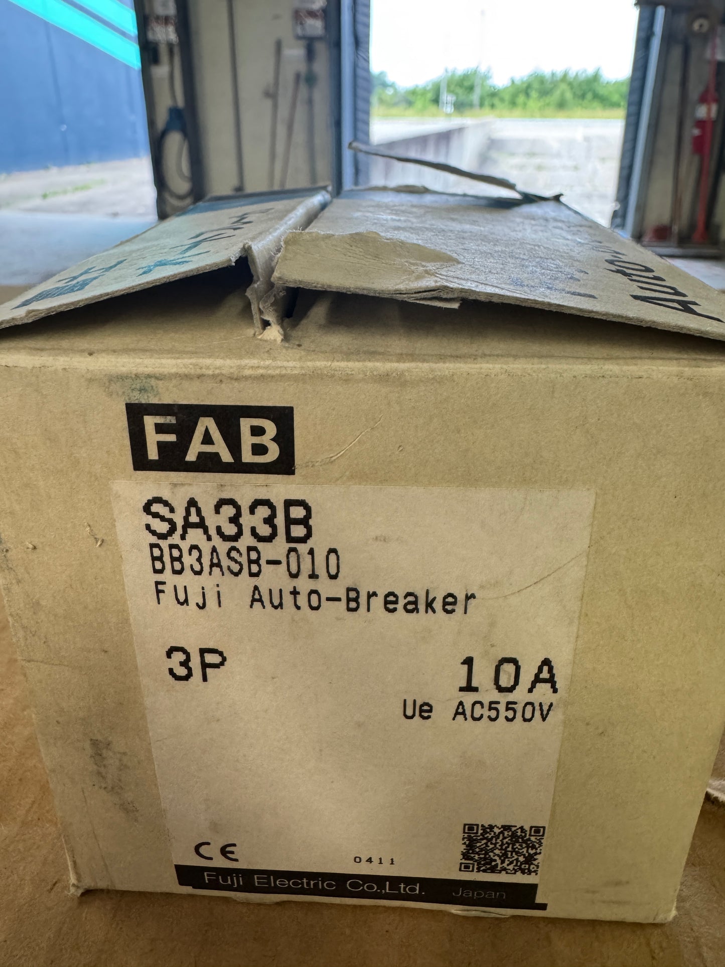 Fuji Electric BB3ASB-010 Circuit Breaker AC 550V Appears Unused