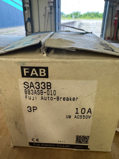 Fuji Electric BB3ASB-010 Circuit Breaker AC 550V Appears Unused