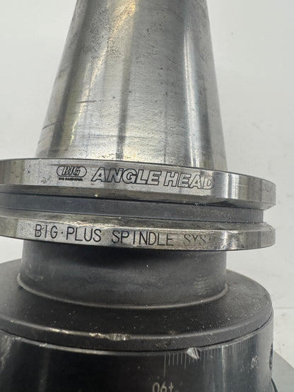 Big Daishowa Right Angle Head BCV50-AG90/HMC1.250-230S | CAT50 | 1-1/4 In. HMC Collet Chuck Output | Orientation: Radial