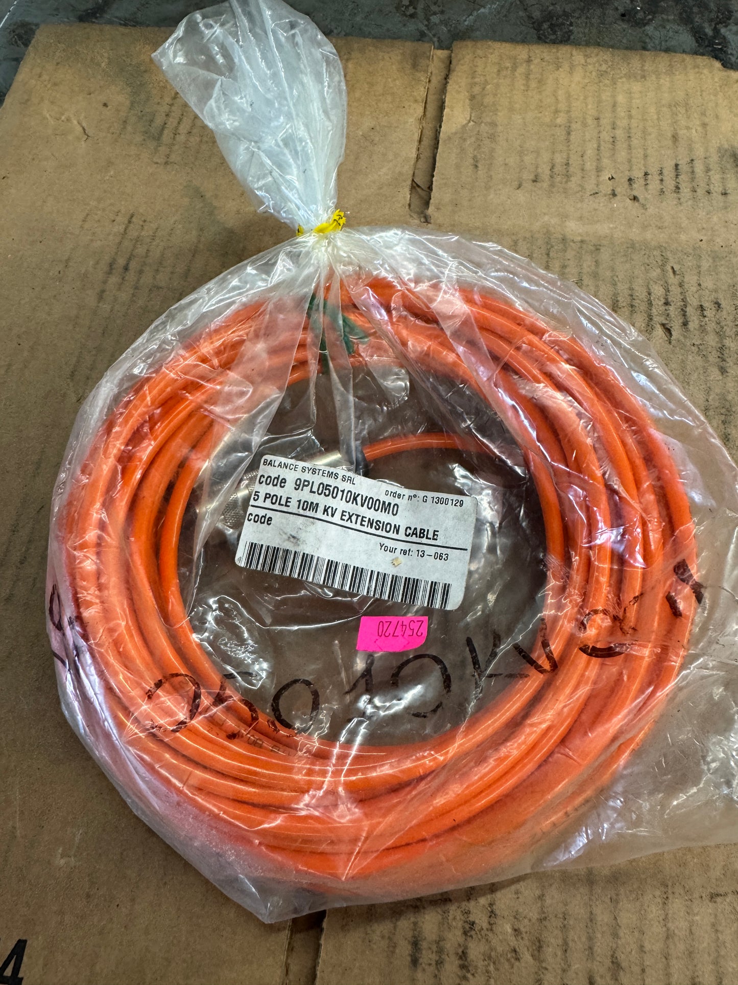 Balance Systems 9PL05010KV00M0 KV Extension Cable Open Box Unused