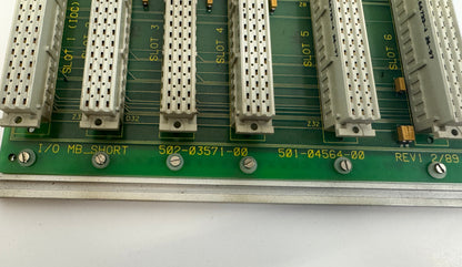 Cincinnati Milacron I/O Backplane Board 502-03571-00 / 501-04564-00 REV1 2/89
