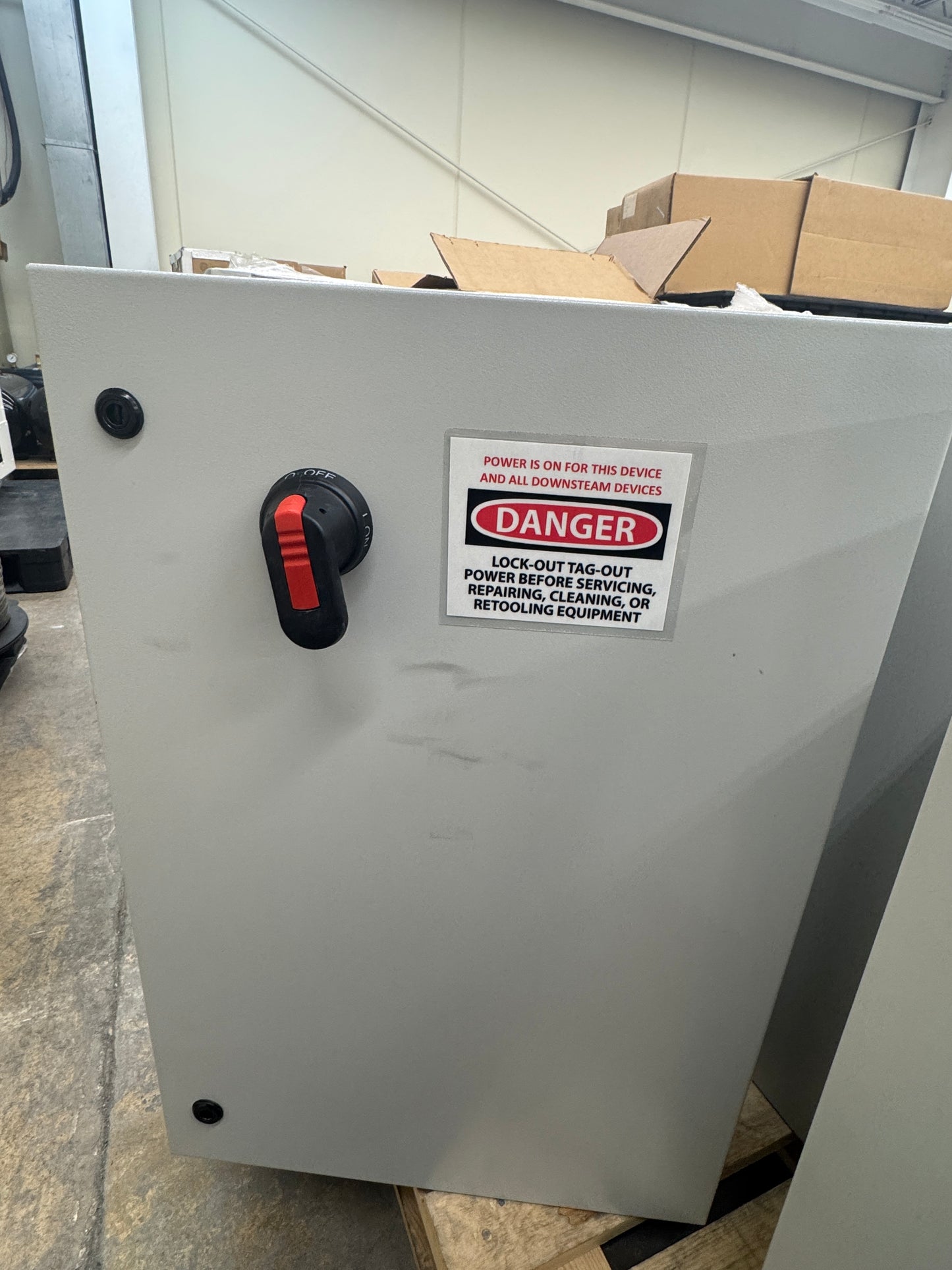 Custom Assembled Industrial Power Distribution Panel Enclosure