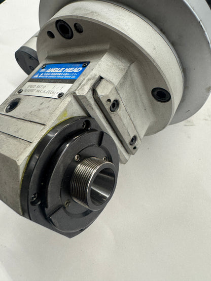BIG Daishowa Right Angle Head BCV50-AG90/NBS10-215 | CAT50 | NBS10 Collet Chuck Output, 6,000 RPM Max | Orientation: Radial | Coolant Through