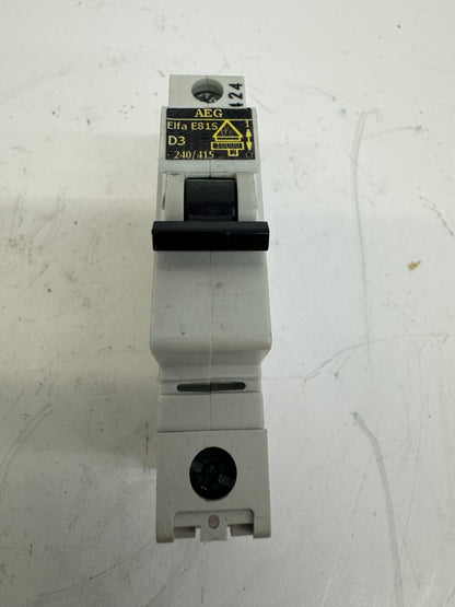 AEG Miniature Circuit Breaker ELFA-E81S-D3 240/415V AC