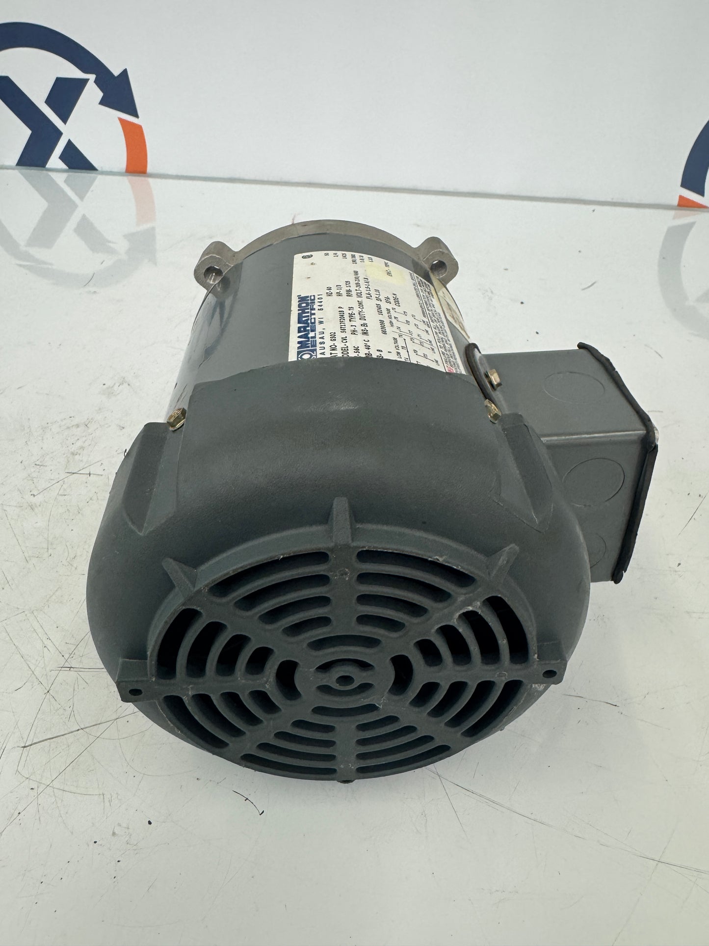 Marathon Electric AC Motor 56T17F2041B P - 1 HP 1800 RPM