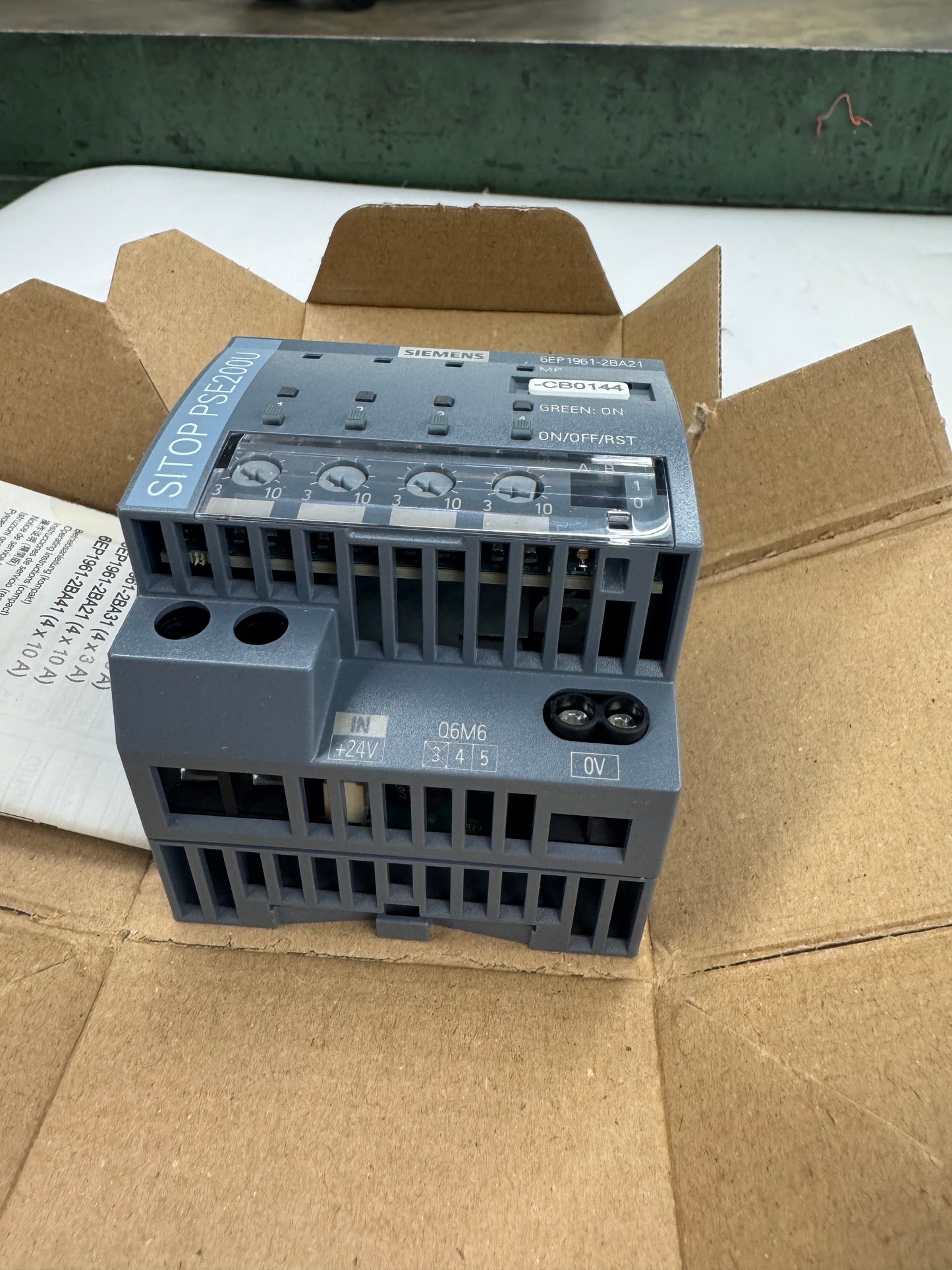 Siemens Selectivity Module 6EP1961-2BA21 24 VDC m01111