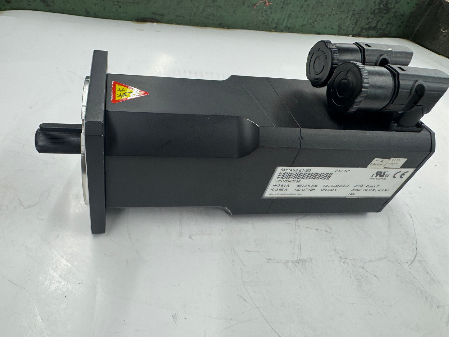 B&R Automation Servo Motor 8MSA3S.E1-B6 - 1 kW 3000 RPM