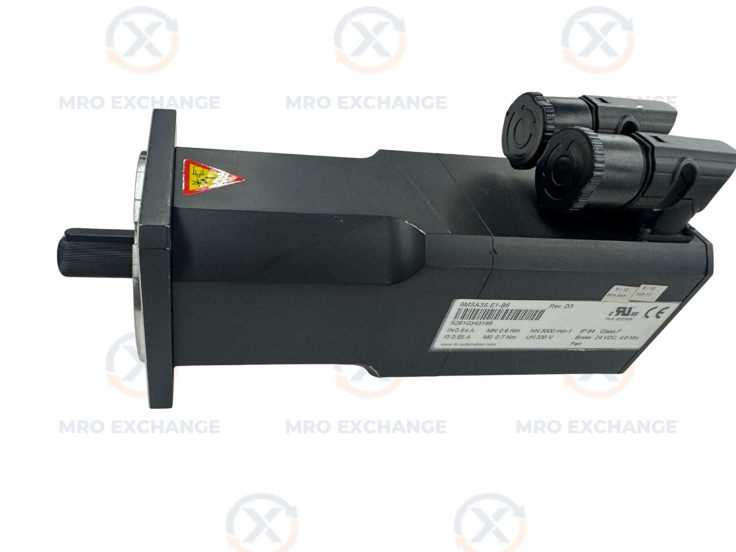 B&R Automation Servo Motor 8MSA3S.E1-B6 - 1 kW 3000 RPM