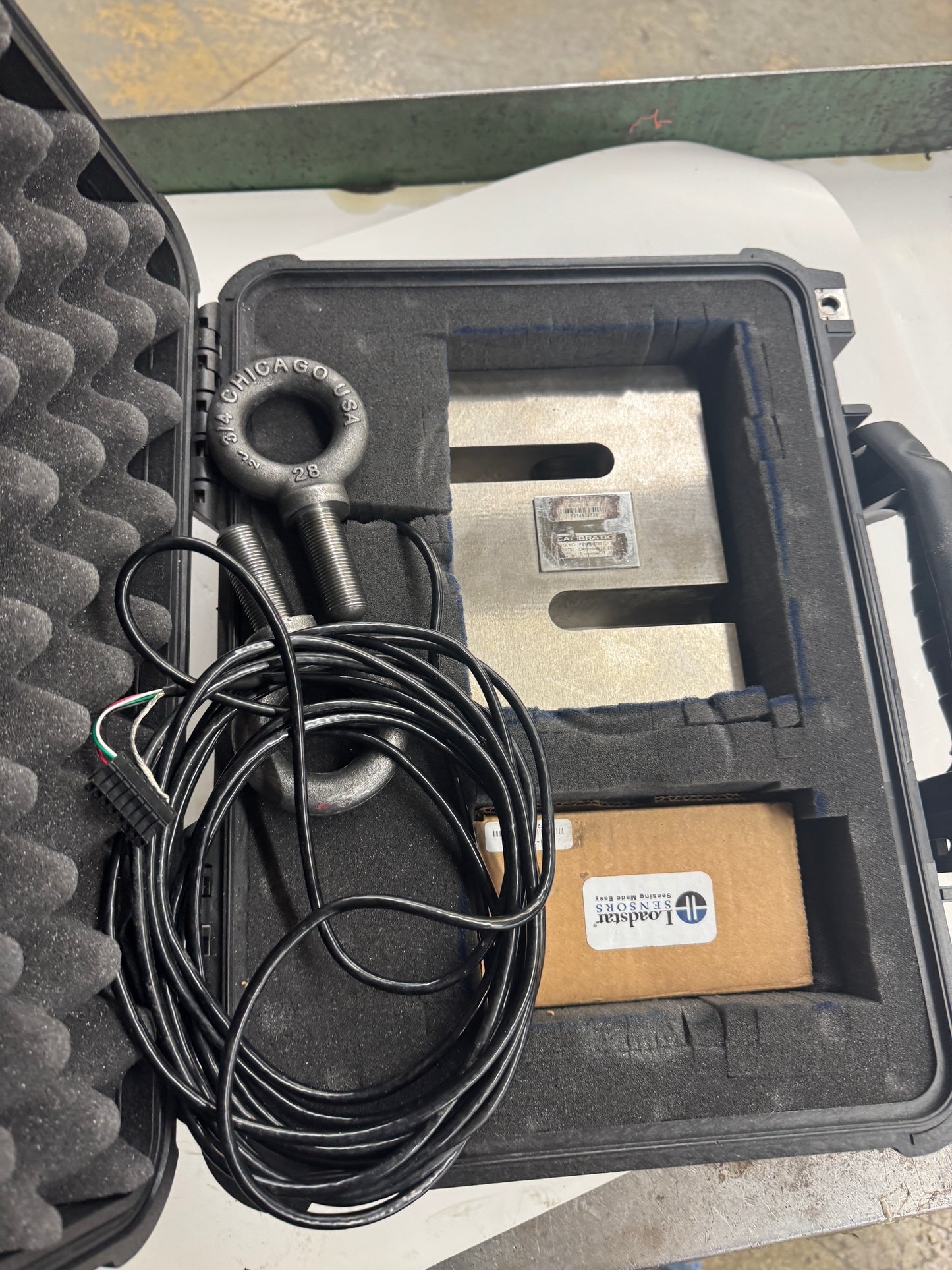 Loadstar Sensors RAS1 40K LB S-Beam Load Cell USB Kit with DI-1000U Interface 40,000 Lb Capacity 0.02% of Full Scale