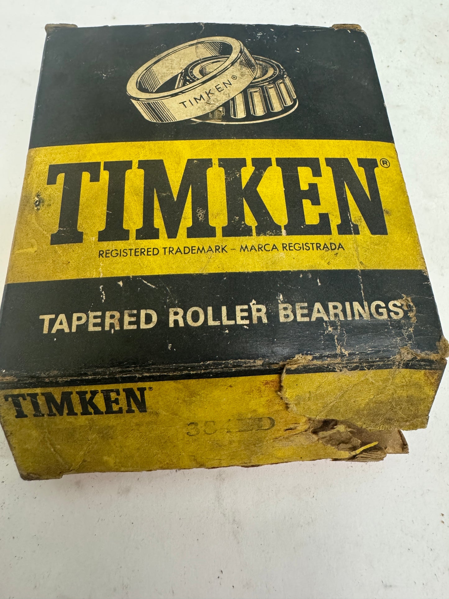 Timken Tapered Roller Bearing Cup 384D 3.937 x 1.688 In. Double Cup