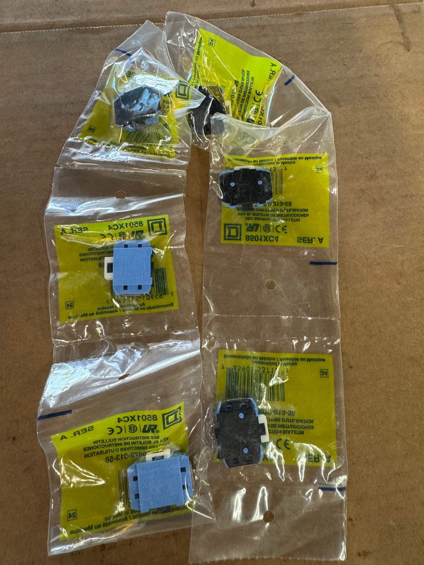 Square D Relay Master Contact Cartridge 8501XC4 600 VAC