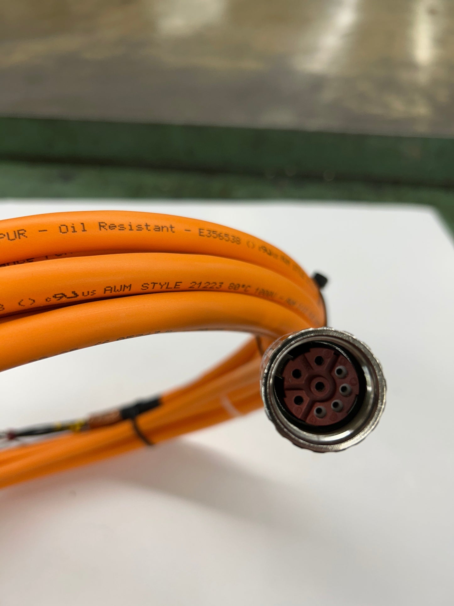 Siemens Servo Motor Power Cable 1-000000-03357 7M, 4x1.5 + 2x2x0.75 mm2, M23 Circular Connector to Pigtail