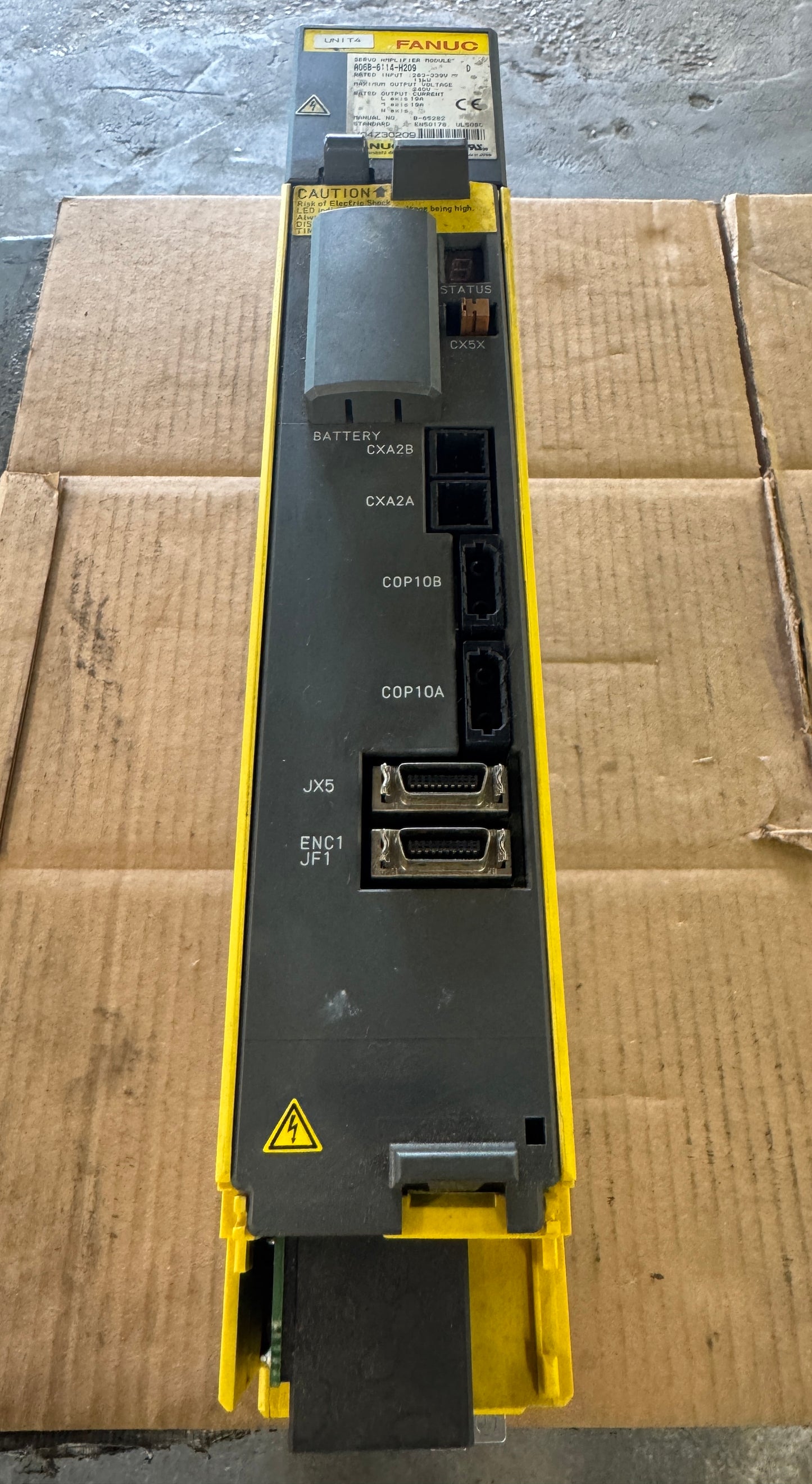 Fanuc A06B-6114-H209 Servo Amplifier Module Untested Surplus