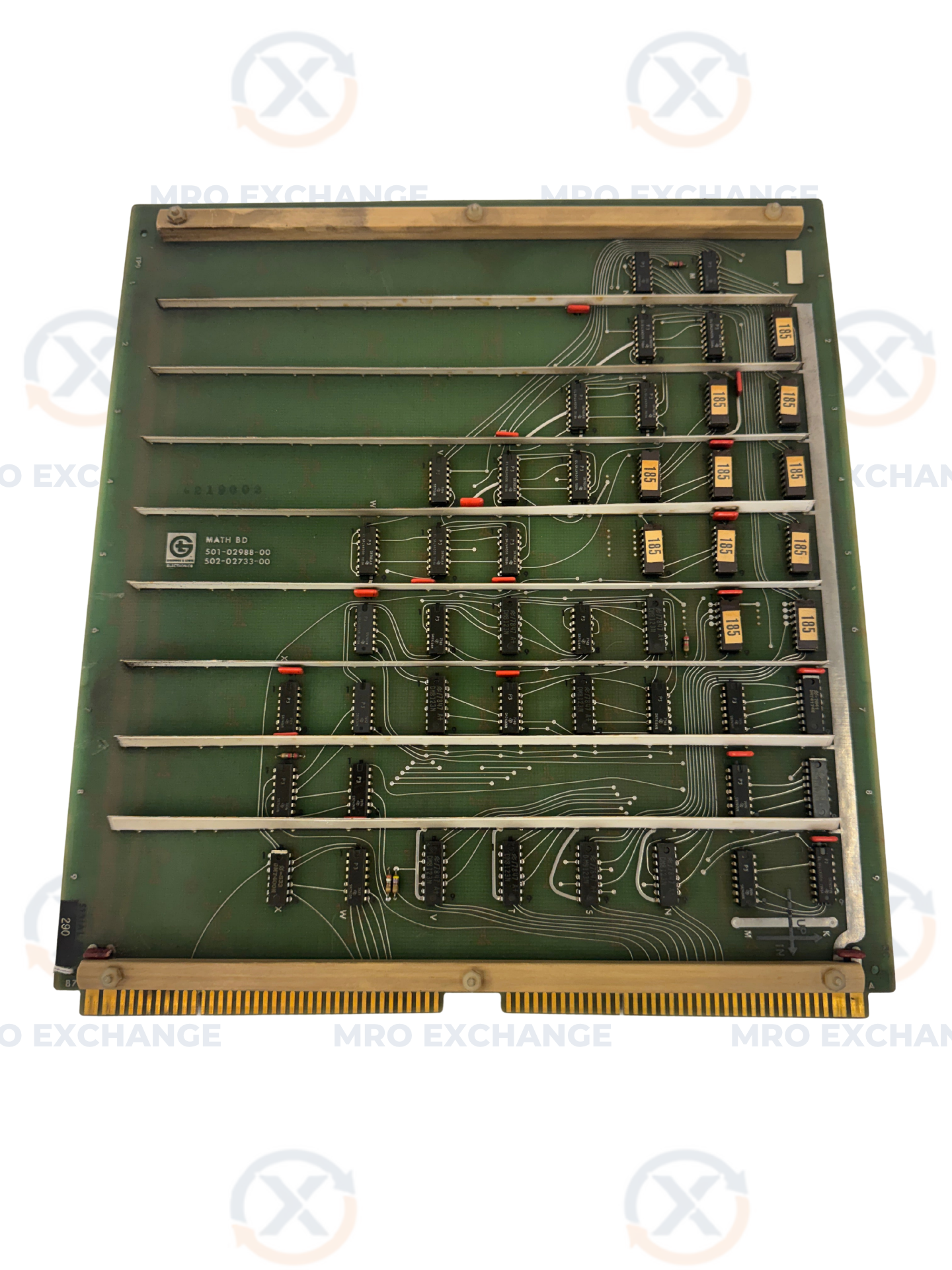 Giddings and Lewis Math Board Circuit Board Assembly 501-02988-00 / 502-02733-00