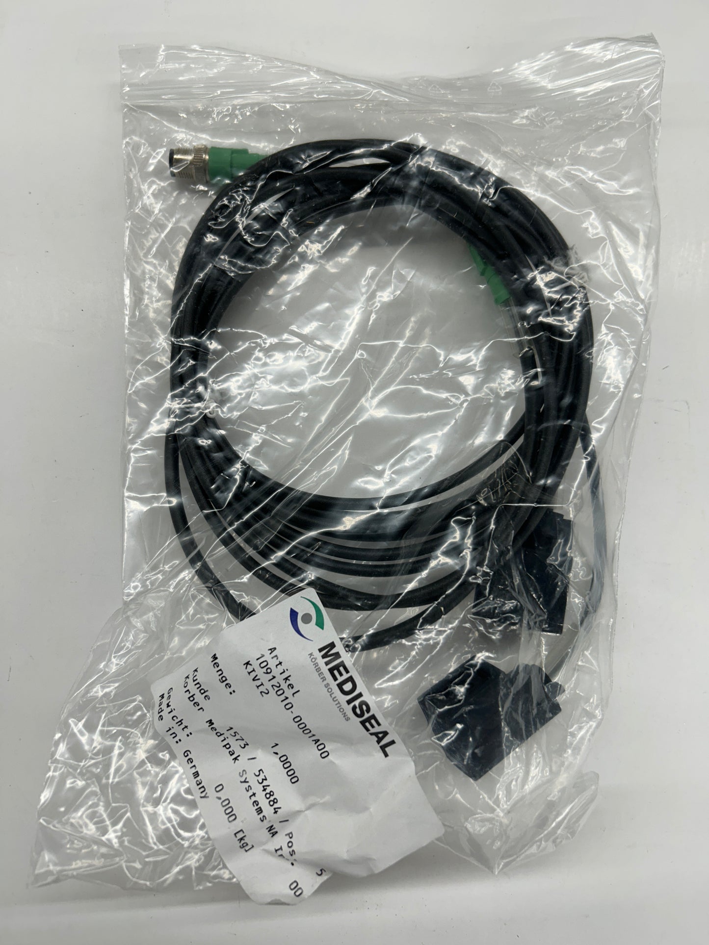 Phoenix Contact Actuator Cable SAC-3P-3.0-PVC/A-1L-Z | MPN 1415905 3-Position, 3 m, 24V AC/DC, 4A, DIN Valve Connector A