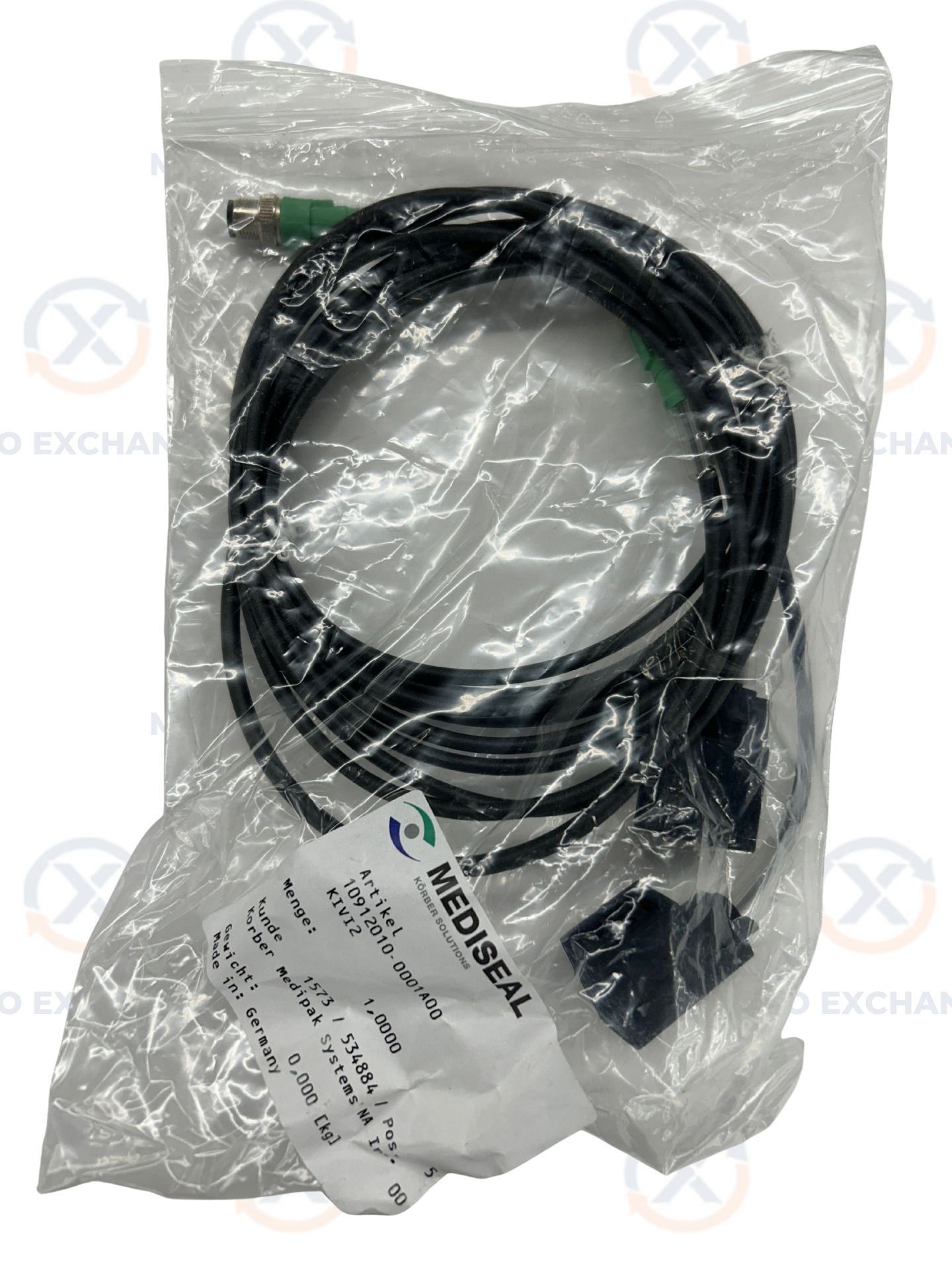 Phoenix Contact Actuator Cable SAC-3P-3.0-PVC/A-1L-Z | MPN 1415905 3-Position, 3 m, 24V AC/DC, 4A, DIN Valve Connector A